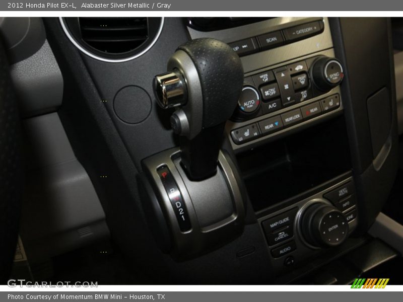 Alabaster Silver Metallic / Gray 2012 Honda Pilot EX-L
