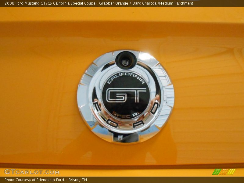 Grabber Orange / Dark Charcoal/Medium Parchment 2008 Ford Mustang GT/CS California Special Coupe