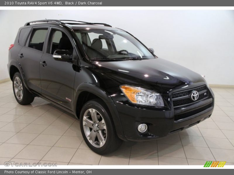 Black / Dark Charcoal 2010 Toyota RAV4 Sport V6 4WD