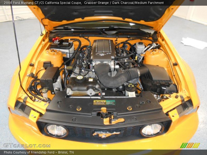Grabber Orange / Dark Charcoal/Medium Parchment 2008 Ford Mustang GT/CS California Special Coupe