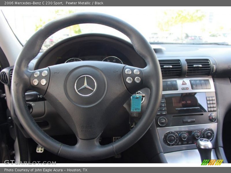 Pewter Metallic / Black 2006 Mercedes-Benz C 230 Sport