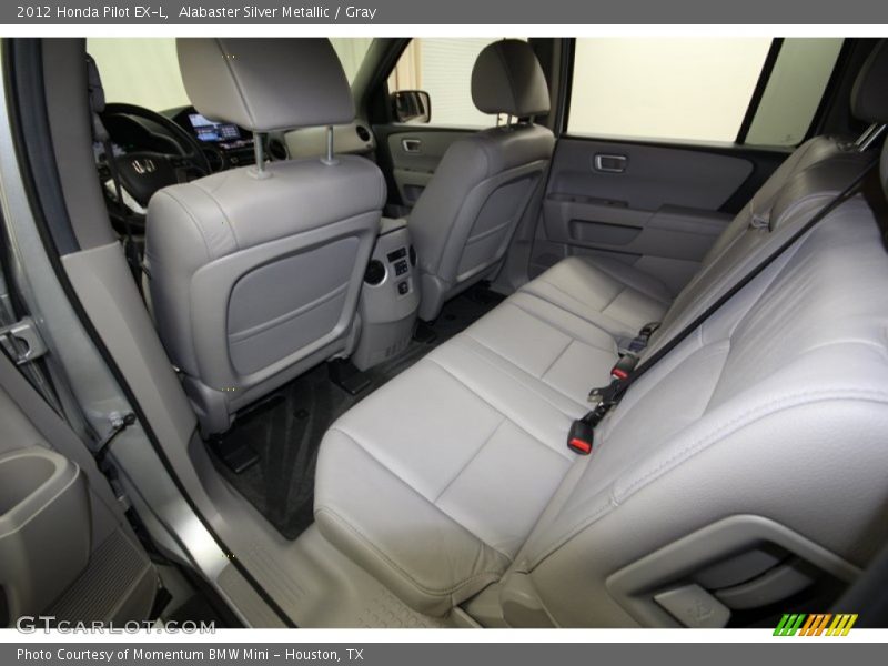 Alabaster Silver Metallic / Gray 2012 Honda Pilot EX-L