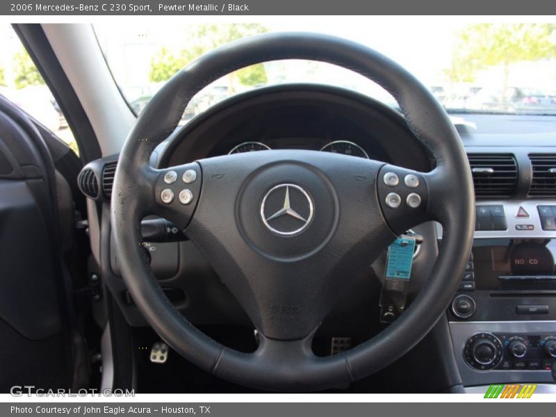 Pewter Metallic / Black 2006 Mercedes-Benz C 230 Sport