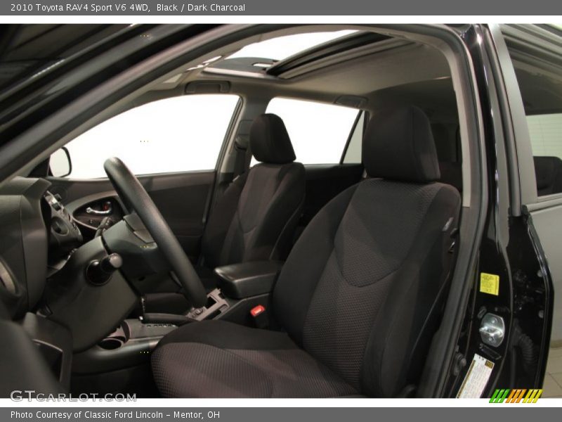 Black / Dark Charcoal 2010 Toyota RAV4 Sport V6 4WD