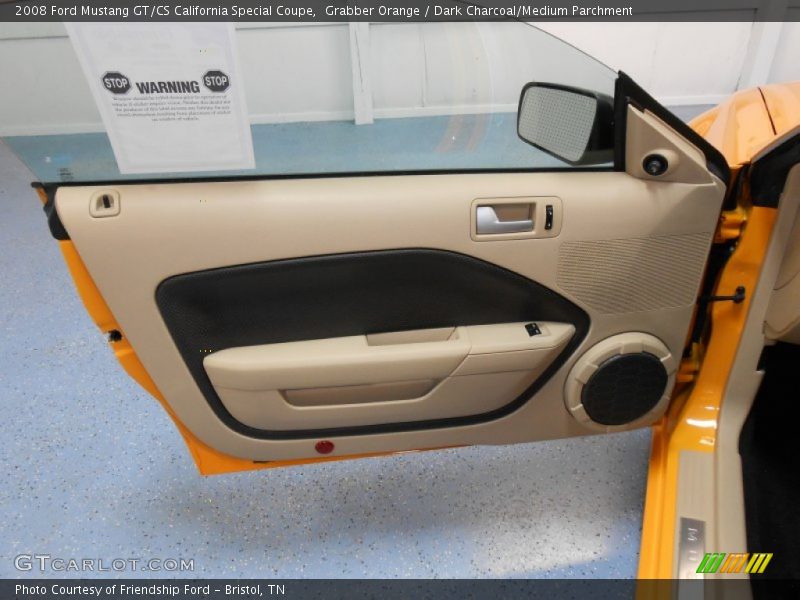 Grabber Orange / Dark Charcoal/Medium Parchment 2008 Ford Mustang GT/CS California Special Coupe