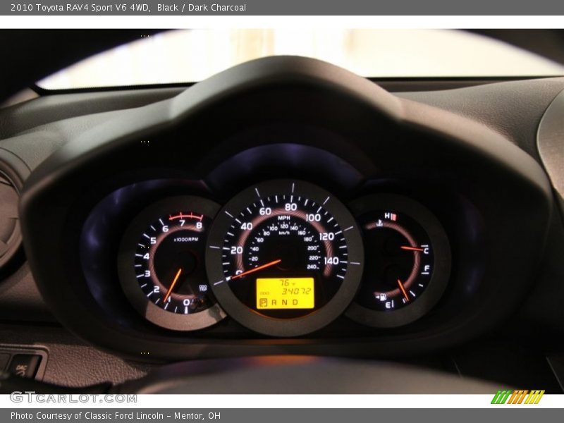 Black / Dark Charcoal 2010 Toyota RAV4 Sport V6 4WD