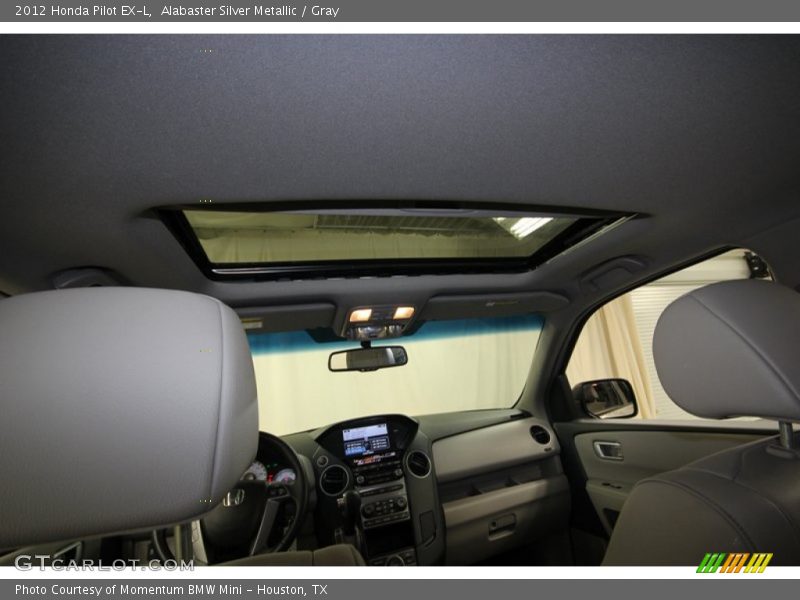 Alabaster Silver Metallic / Gray 2012 Honda Pilot EX-L
