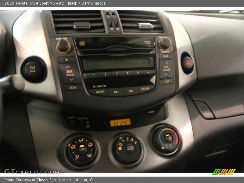 Black / Dark Charcoal 2010 Toyota RAV4 Sport V6 4WD