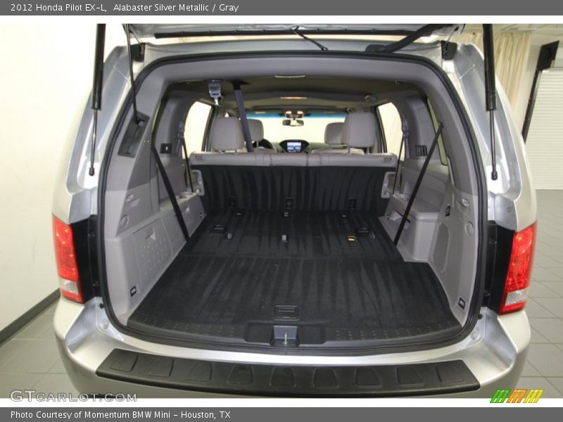Alabaster Silver Metallic / Gray 2012 Honda Pilot EX-L