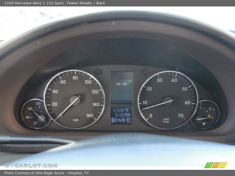 Pewter Metallic / Black 2006 Mercedes-Benz C 230 Sport