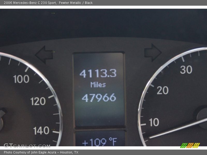 Pewter Metallic / Black 2006 Mercedes-Benz C 230 Sport