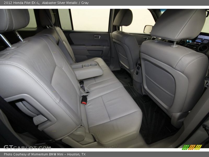 Alabaster Silver Metallic / Gray 2012 Honda Pilot EX-L