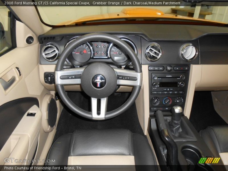 Grabber Orange / Dark Charcoal/Medium Parchment 2008 Ford Mustang GT/CS California Special Coupe