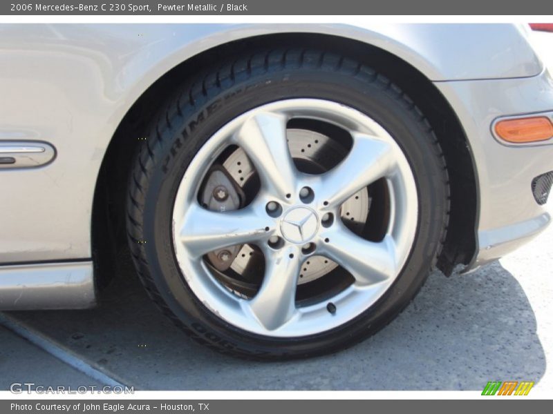 Pewter Metallic / Black 2006 Mercedes-Benz C 230 Sport