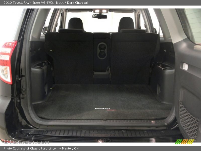 Black / Dark Charcoal 2010 Toyota RAV4 Sport V6 4WD
