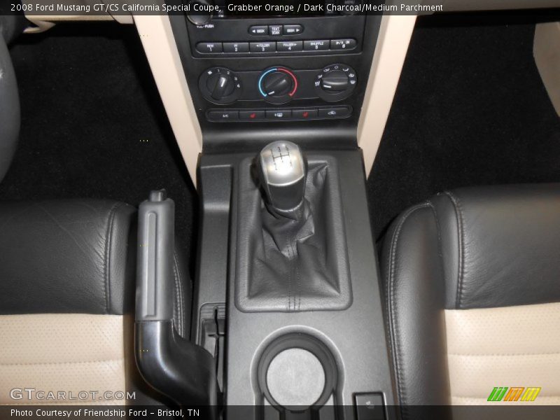 Grabber Orange / Dark Charcoal/Medium Parchment 2008 Ford Mustang GT/CS California Special Coupe