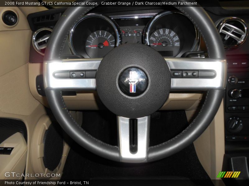 Grabber Orange / Dark Charcoal/Medium Parchment 2008 Ford Mustang GT/CS California Special Coupe