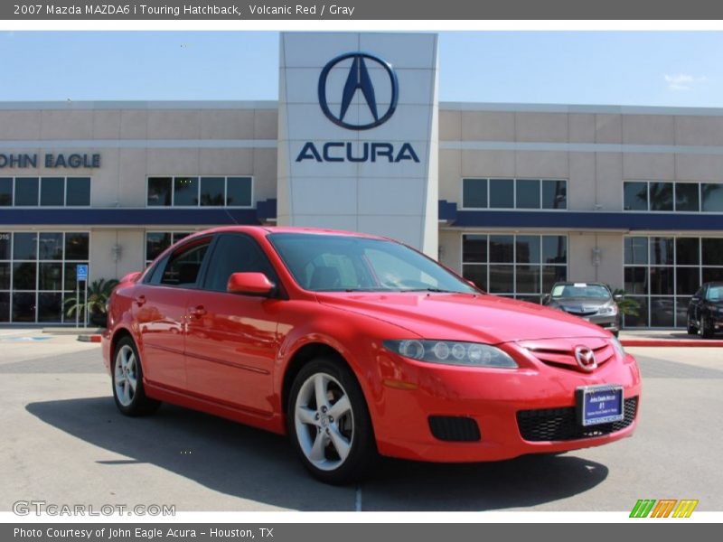 Volcanic Red / Gray 2007 Mazda MAZDA6 i Touring Hatchback
