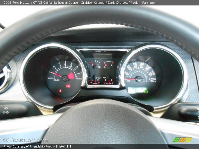Grabber Orange / Dark Charcoal/Medium Parchment 2008 Ford Mustang GT/CS California Special Coupe