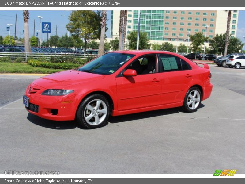 Volcanic Red / Gray 2007 Mazda MAZDA6 i Touring Hatchback