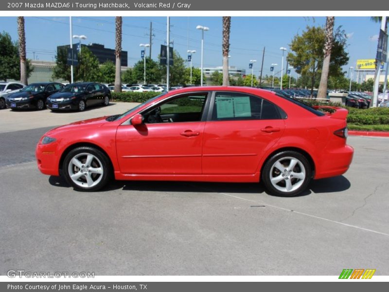 Volcanic Red / Gray 2007 Mazda MAZDA6 i Touring Hatchback