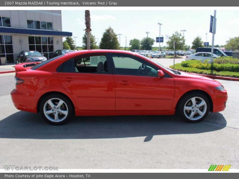 Volcanic Red / Gray 2007 Mazda MAZDA6 i Touring Hatchback