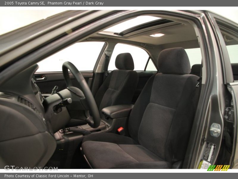 Phantom Gray Pearl / Dark Gray 2005 Toyota Camry SE