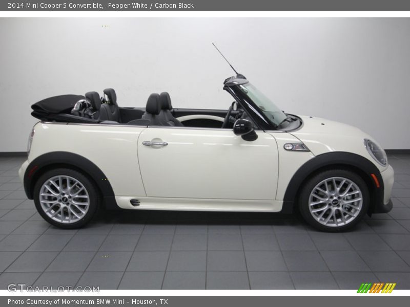  2014 Cooper S Convertible Pepper White