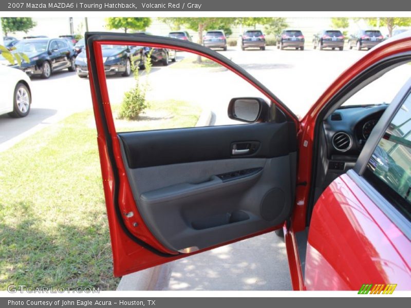 Volcanic Red / Gray 2007 Mazda MAZDA6 i Touring Hatchback
