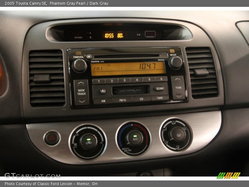 Phantom Gray Pearl / Dark Gray 2005 Toyota Camry SE