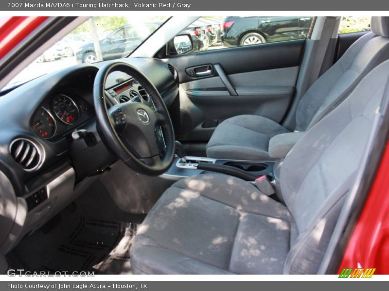 Volcanic Red / Gray 2007 Mazda MAZDA6 i Touring Hatchback