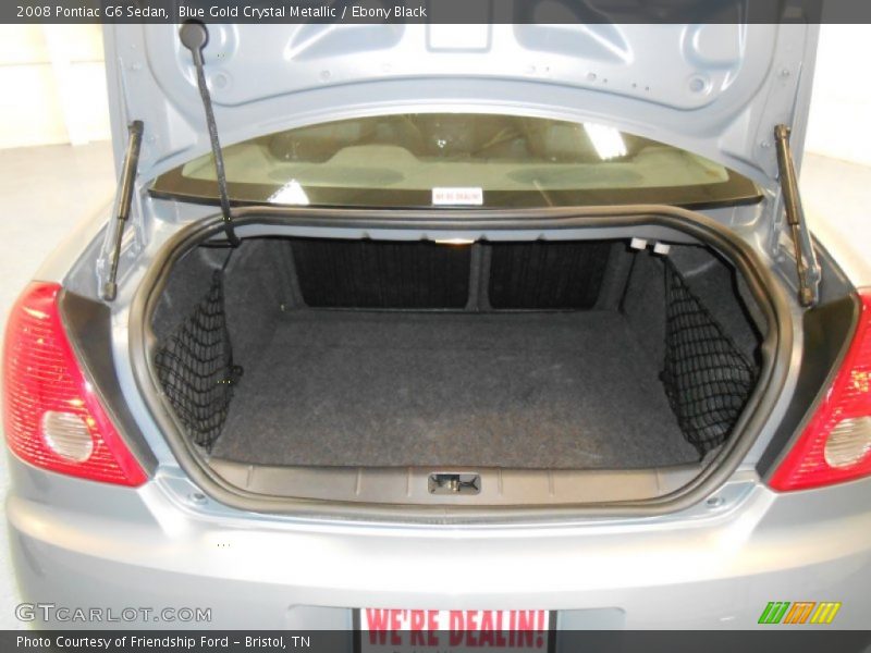 Blue Gold Crystal Metallic / Ebony Black 2008 Pontiac G6 Sedan