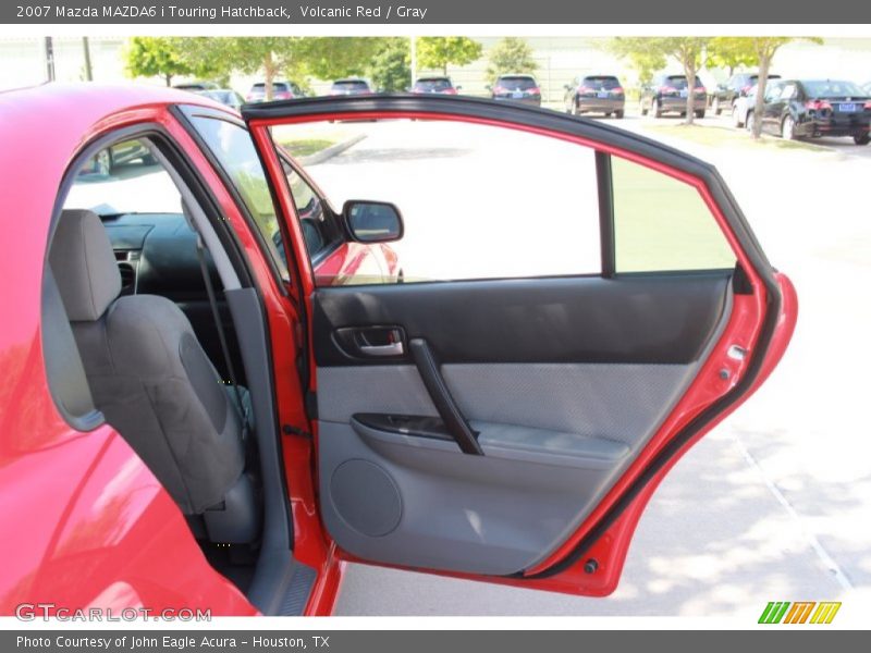 Volcanic Red / Gray 2007 Mazda MAZDA6 i Touring Hatchback