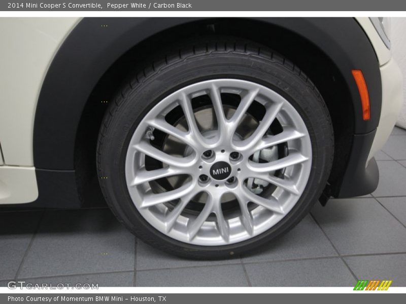 Pepper White / Carbon Black 2014 Mini Cooper S Convertible