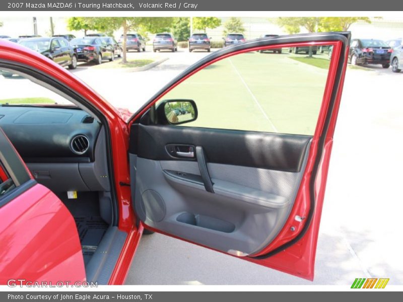 Volcanic Red / Gray 2007 Mazda MAZDA6 i Touring Hatchback
