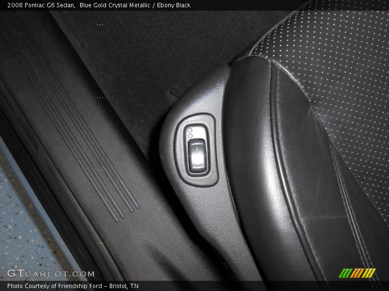 Blue Gold Crystal Metallic / Ebony Black 2008 Pontiac G6 Sedan