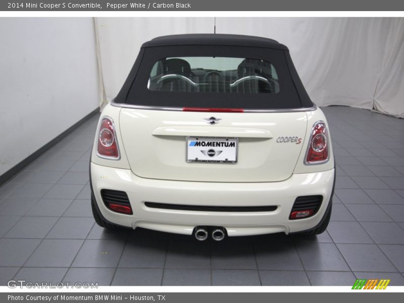 Pepper White / Carbon Black 2014 Mini Cooper S Convertible
