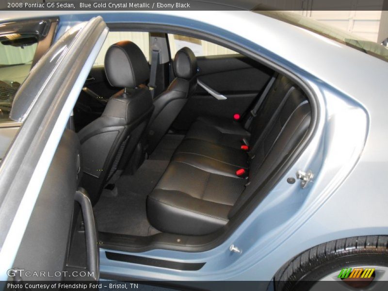 Blue Gold Crystal Metallic / Ebony Black 2008 Pontiac G6 Sedan