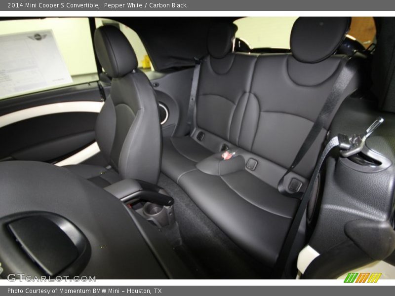 Pepper White / Carbon Black 2014 Mini Cooper S Convertible