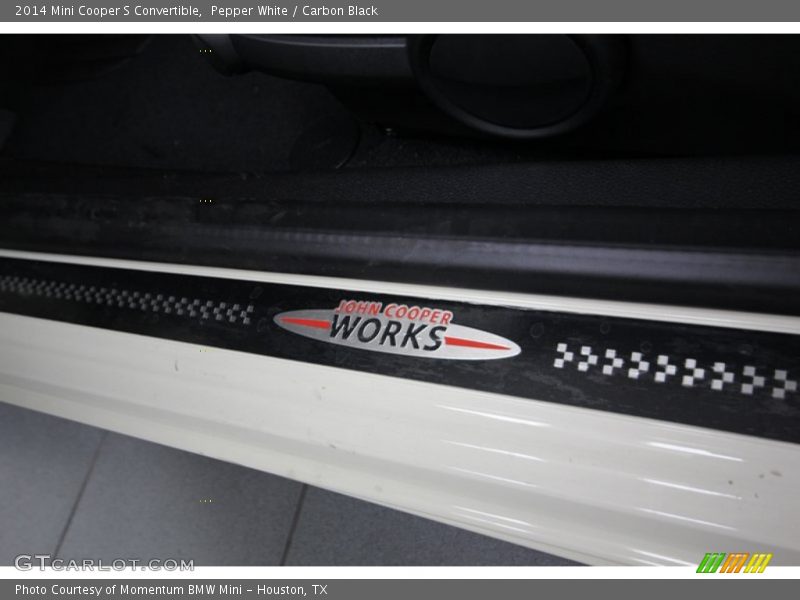 Pepper White / Carbon Black 2014 Mini Cooper S Convertible
