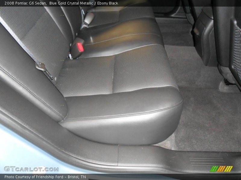 Blue Gold Crystal Metallic / Ebony Black 2008 Pontiac G6 Sedan