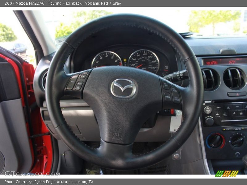 Volcanic Red / Gray 2007 Mazda MAZDA6 i Touring Hatchback