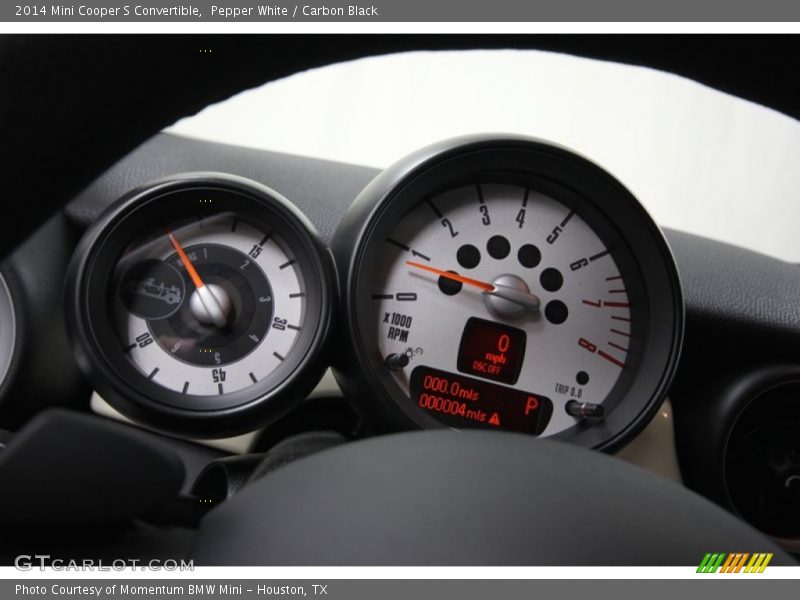 Pepper White / Carbon Black 2014 Mini Cooper S Convertible