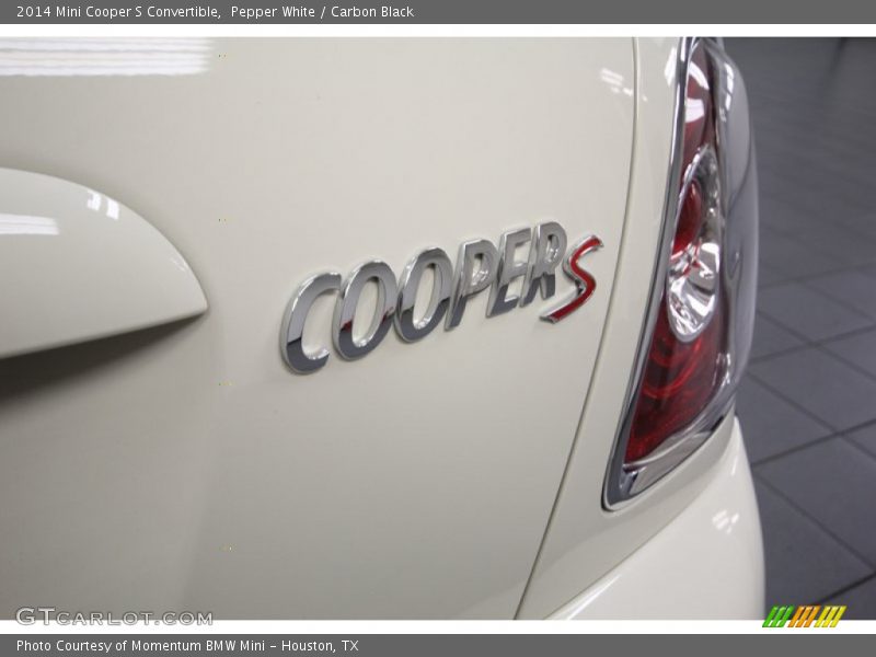 Pepper White / Carbon Black 2014 Mini Cooper S Convertible