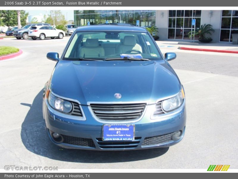 Fusion Blue Metallic / Parchment 2006 Saab 9-5 2.3T Sport Sedan