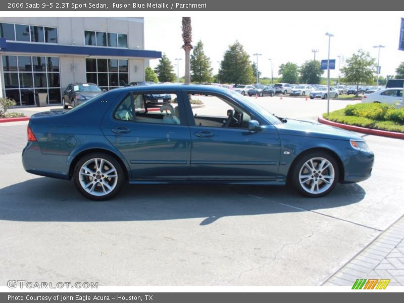 Fusion Blue Metallic / Parchment 2006 Saab 9-5 2.3T Sport Sedan