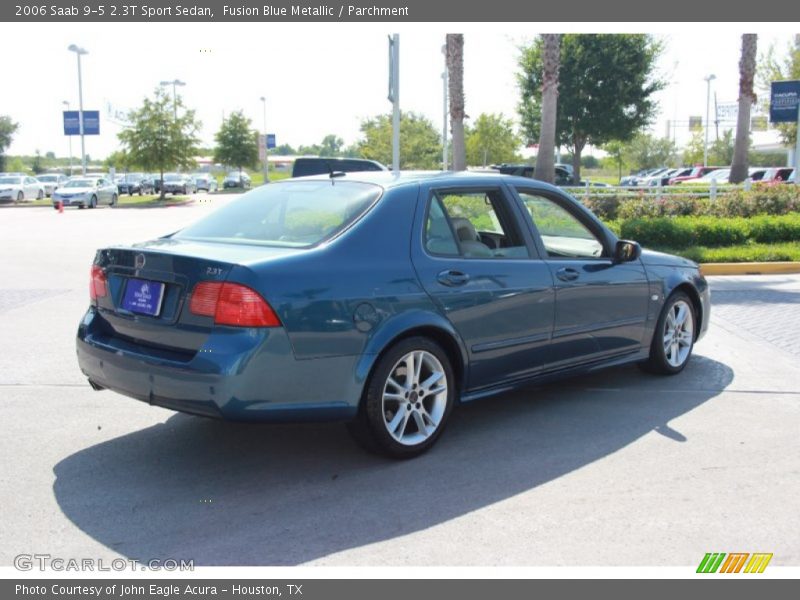 Fusion Blue Metallic / Parchment 2006 Saab 9-5 2.3T Sport Sedan