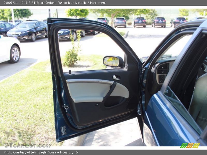 Fusion Blue Metallic / Parchment 2006 Saab 9-5 2.3T Sport Sedan