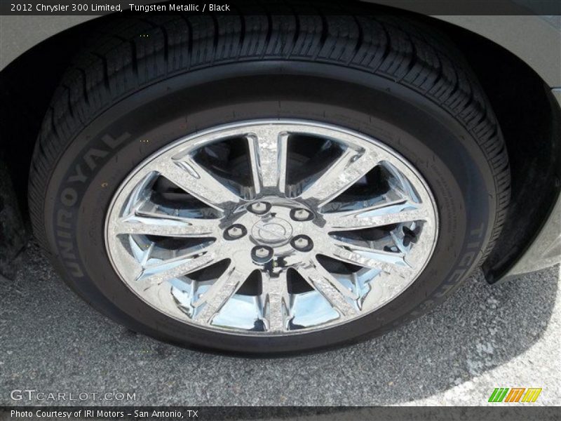 Tungsten Metallic / Black 2012 Chrysler 300 Limited