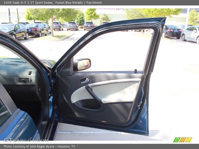 Fusion Blue Metallic / Parchment 2006 Saab 9-5 2.3T Sport Sedan